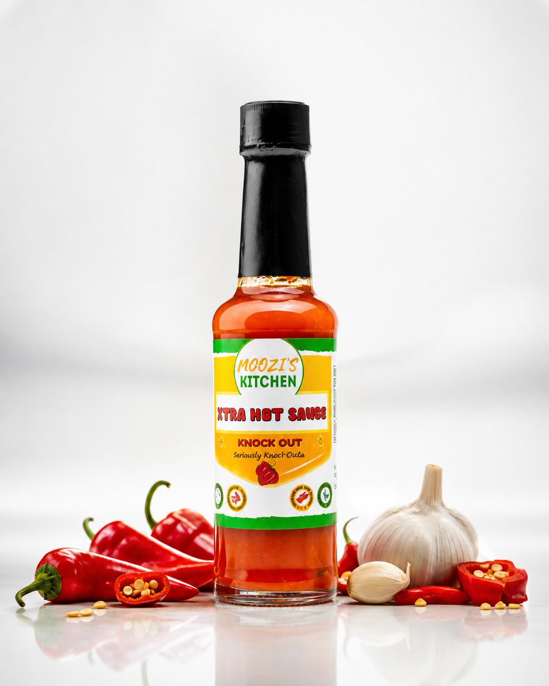 Bottle of Xtra Hot Red Sauce